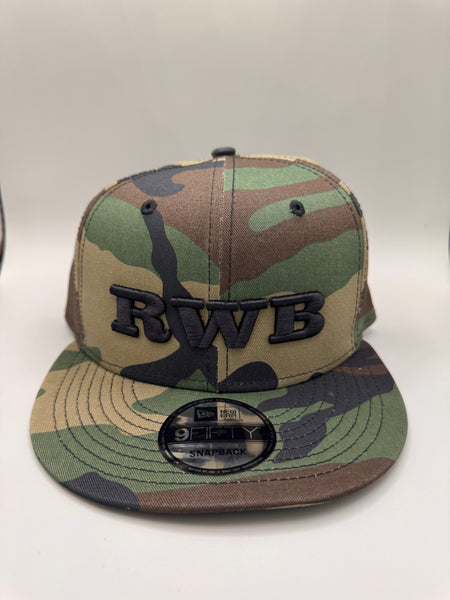 NEW ERA RWB CAP CAMO BLACK SNAPBACK