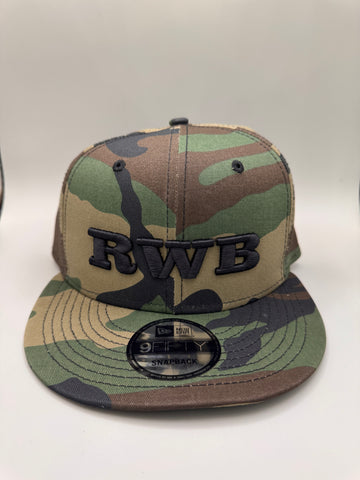 NEW ERA RWB CAP CAMO BLACK SNAPBACK