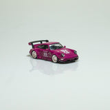 A purple 1/64 diecast model of a RWB 964 Idler Car 'Bepohnka', with visible details such as the front grille, wheels, and the RWB logo.

 1