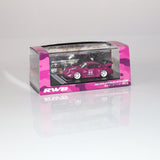 A purple 1/64 diecast model of a RWB 964 Idler Car 'Bepohnka', with visible details such as the front grille, wheels, and the RWB logo.

 3