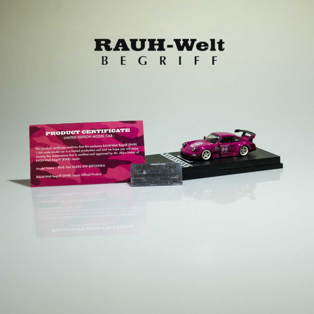 1/64 Diecast RWB 964 BEPOHNKA Idlers Car 2020 TAS Limited Edition
