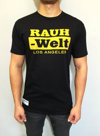 RAUH-Welt Los Angeles Black/Gold Crew Tees