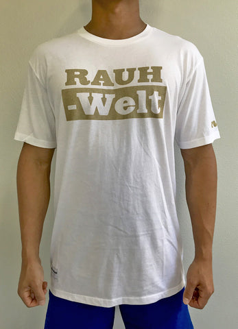 2017 RAUH-Welt LA WHITE/Gold Crew Tees
